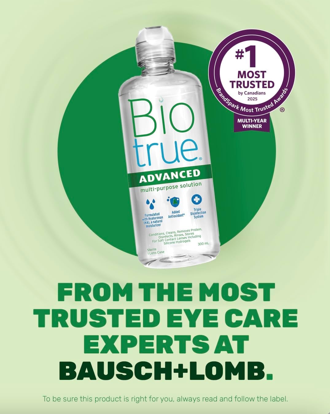 Biotrue Advanced Multi-Purpose Solution for Soft Contact Lenses