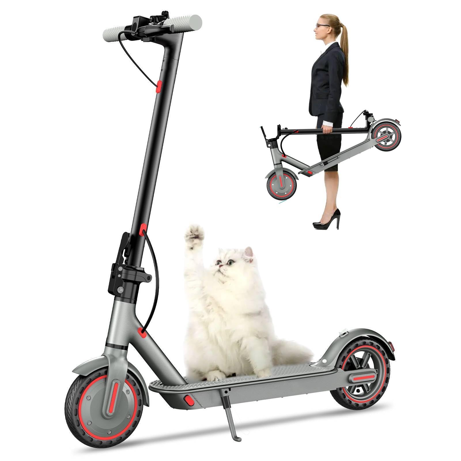 Monopattino Elettrico Adulto,Pneumatici 8.5"/10",Velocità Massime di 25km/H,Distanza Remota 35KM/45KM,Motore Ad Alta Potenza 350W/500W,Pieghevole,Capacità di Carico Massima di 120kg