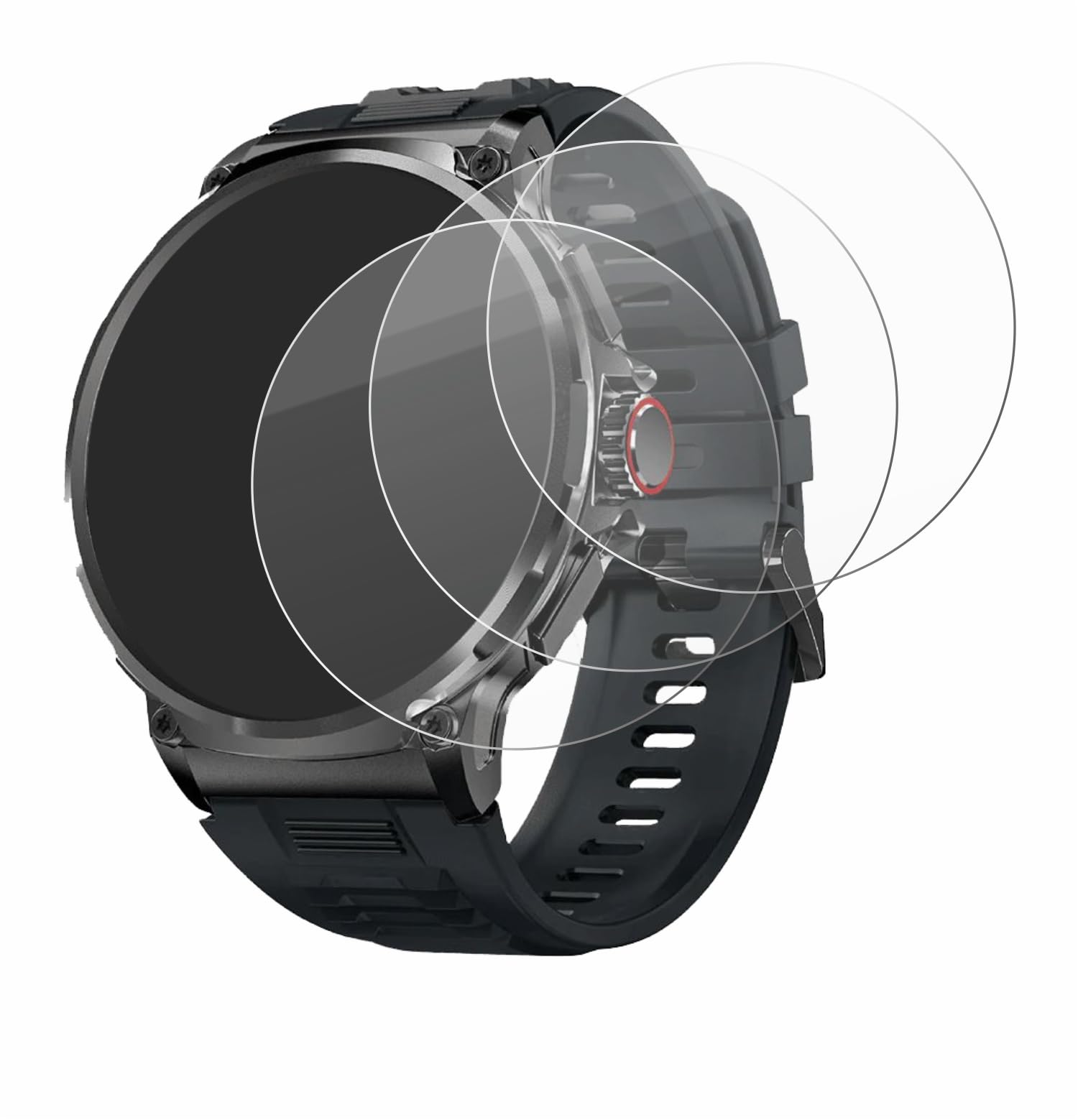 BROTECT Film Protecteur Verre 9H Pour Stahlgear Zeus 1.85" (3 Pièces) [Anti- Rayures, Transparent] - Informatique