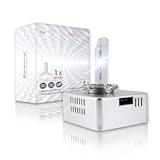 Sinoparcel D5S HID Headlight Bulb with Integrated Ballast - 6000K 35W Xenon Replacement High Low Beam Bulb - Pack of 1