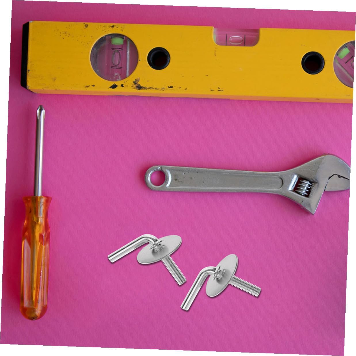 NUOBESTY 2pcs Fan Mounting Bolt Kit Floor Fan Base Fixing Screws 7-shaped Screw Fasteners for Replacement Hardware