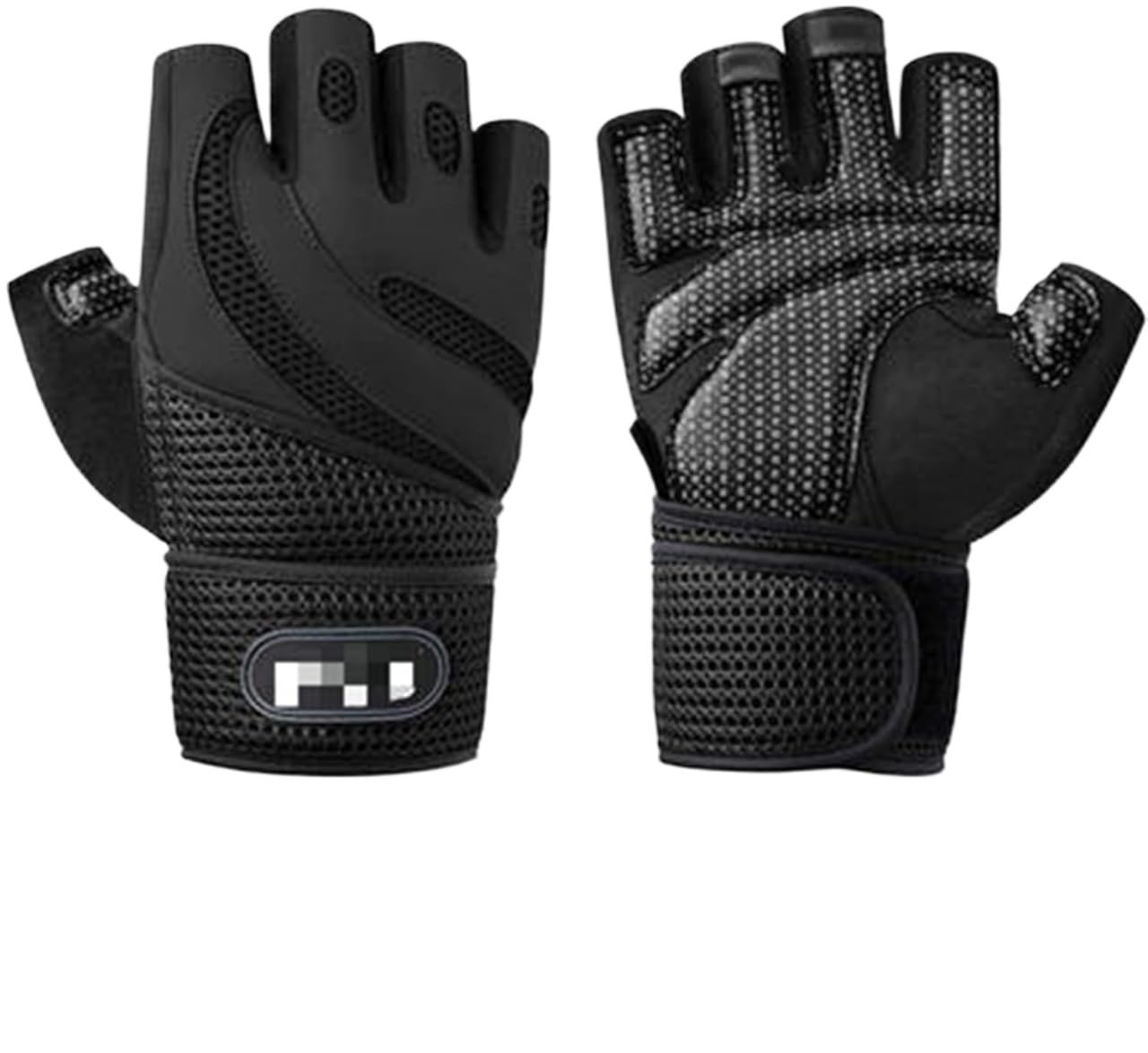 Guanti da guida senza dita, guanti sportivi, guanti mezze dita, guanti fitness for allenamento in palestra Guanti for sollevamento pesi for uomini e donne con supporto for il polso e protezione comple
