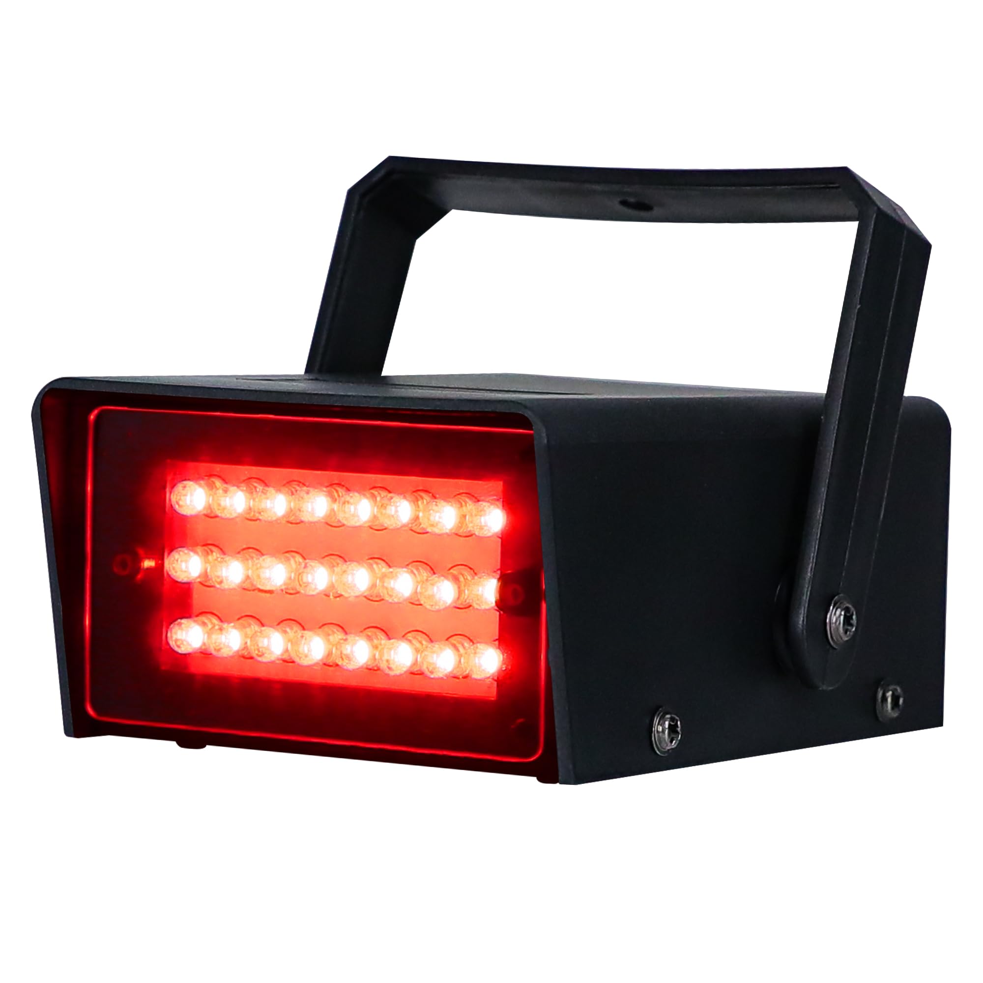 ENUOLI Mini LED Strobe Light Red Color 24 Super Bright LED Party Light