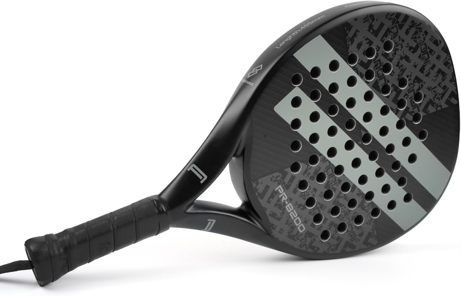 Padel Racket Carbon Fiber Surface with EVA Memory Flex Foam Core Lightweight Padel Racquet