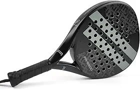 Raquete de padel com superfície de fibra de carbono com memória EVA núcleo de espuma flexível raquete de padel leve