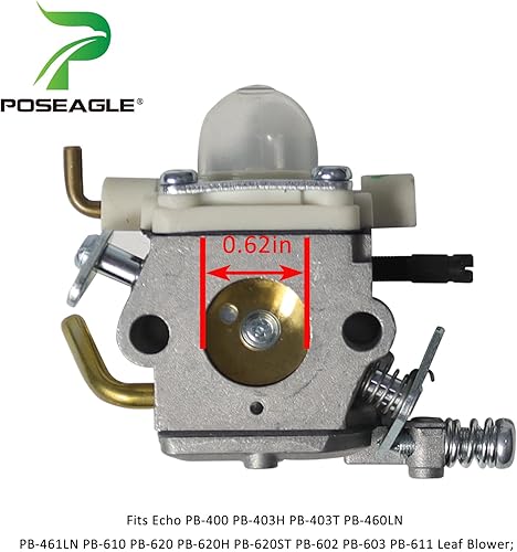 Miniatura 4 de El carburador C1M-K77 reemplaza a C1M-K76, C1M-K49A, C1M-K49B, C1M-K49C, C1M-K49, C1U-K16A para Echo PB403H, PB403T, PB413H, PB413T, PB610, PB620,