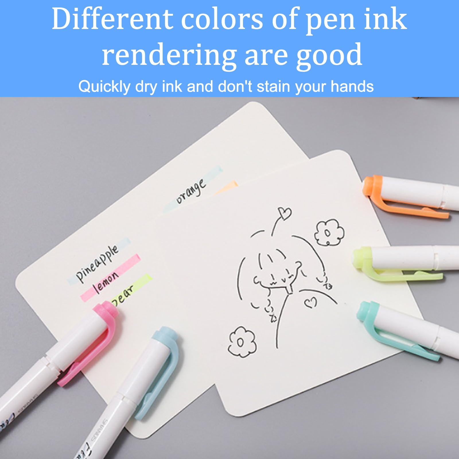 EDLMKM 300 Pcs Blank Business Cards White Small Note Message Words Spelling Card for Learning Study Blank Kraft Paper Card - Image 3