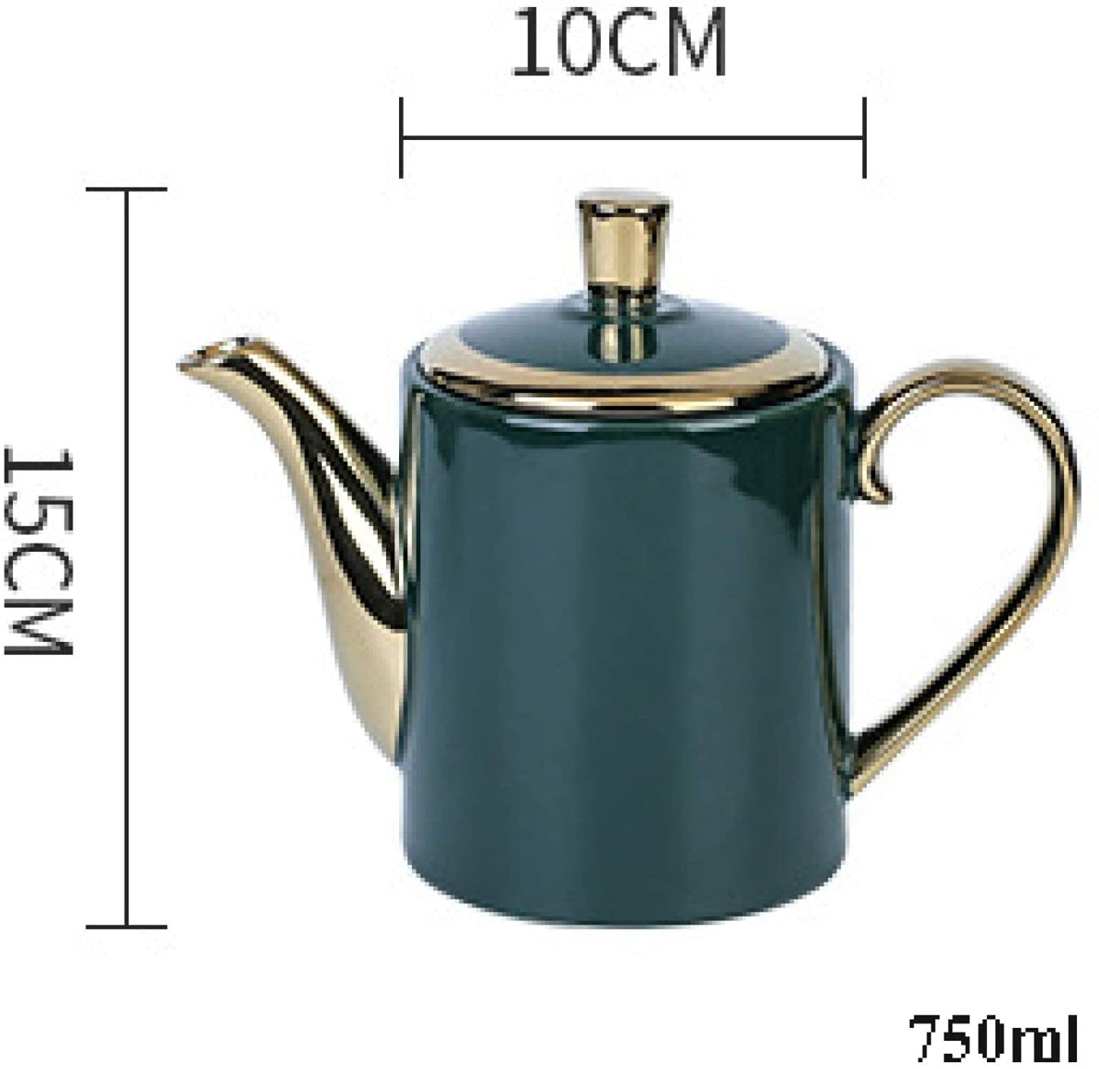 Zestaw do herbaty dla dorosłych Chiny ceramiczny zestaw do herbaty porcelanowe zestawy do herbaty z czajnikiem - zestaw 4 filiżanek do kawy do gospodarstwa domowego, 5 sztuk