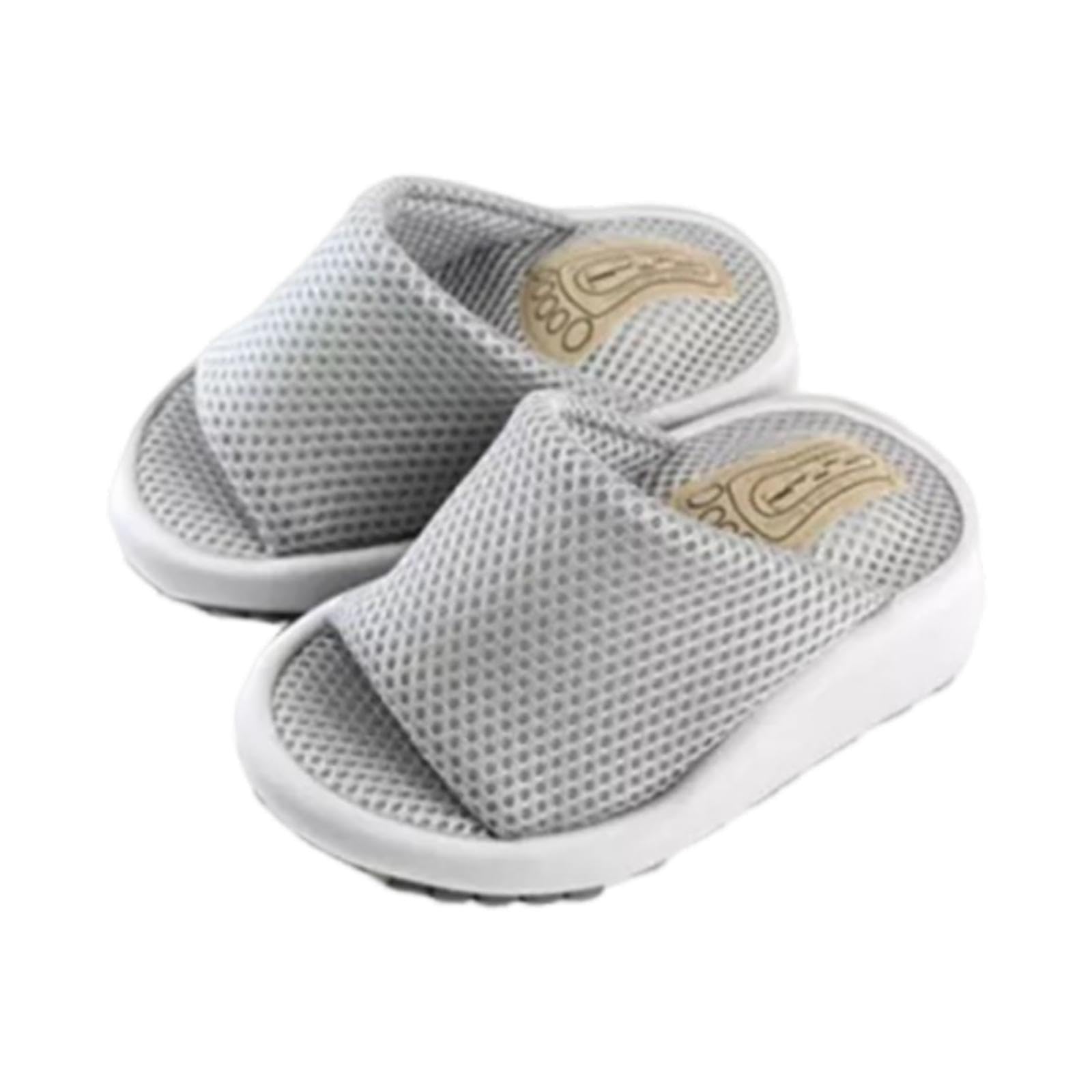 ZOOMELLA Wedge Sandal Slides Foot Massage Calf Stretcher Household Half Sole Slippers Gray|Balance Trainers|Sporting Goods