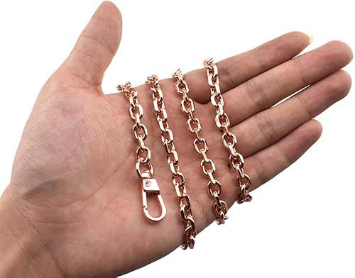 Miniatura 31 de HAHIYO Mini Pochette - Correa de cadena fina y ancha de 0.236 in para LV gruesa de 0.079 in para bolso, cartera, embrague, cómoda correa de metal