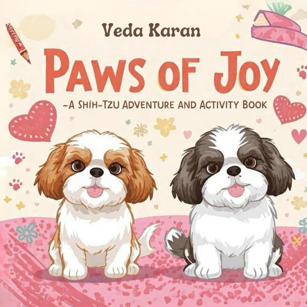 Paws of Joy: A Shih Tzu Coloring Adventure and Activity Book