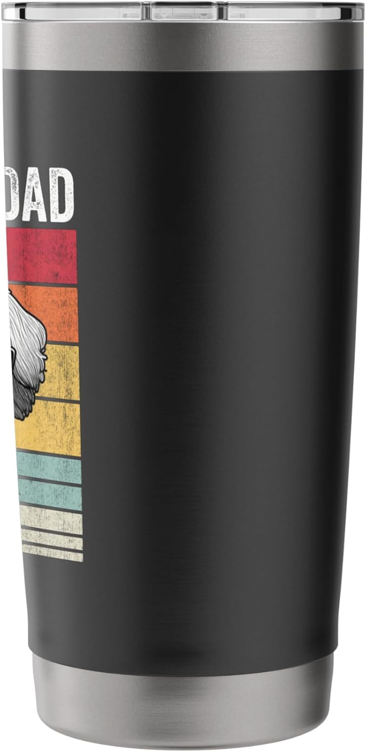 Shih Poo Dad, Vintage Shih Poo Stainless Steel Insulated Tumbler - Image 2
