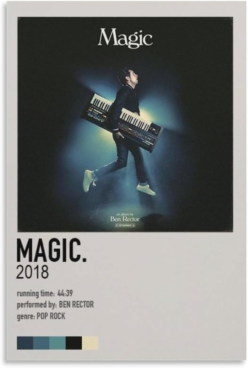 Extraordinary Magic Ben Rector Amazon.com: VNSUERYGS Magic Ben Rector Canvas Poster Bedroom Decoration ...