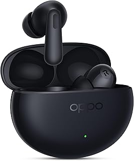 Oppo Enco Bud 3Pro+ True Wireless in Ear Earbuds with 12.4mm Driver and 32dB ANC, 43Hrs Playtime,Low Latency,Fast Charging,BT 5.4,IP55 (Midnight Black)