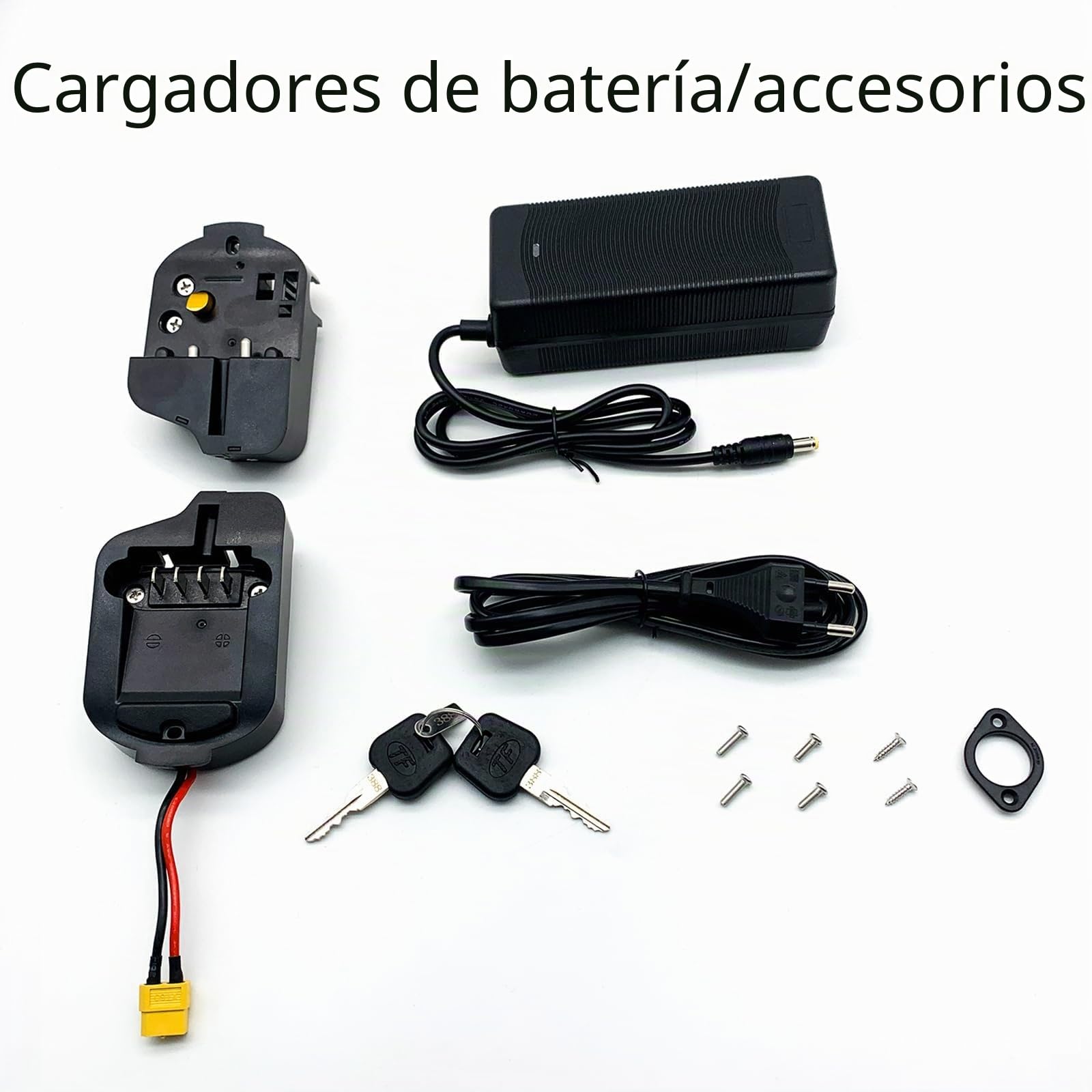 Ebike Batería 36V 15.6Ah para ESKUTE-Bike Polluno Bicicleta City Bike Reemplazo Battery Baterías de Litio extraíbles con BMS y Cargador para 200W 350W 500W
