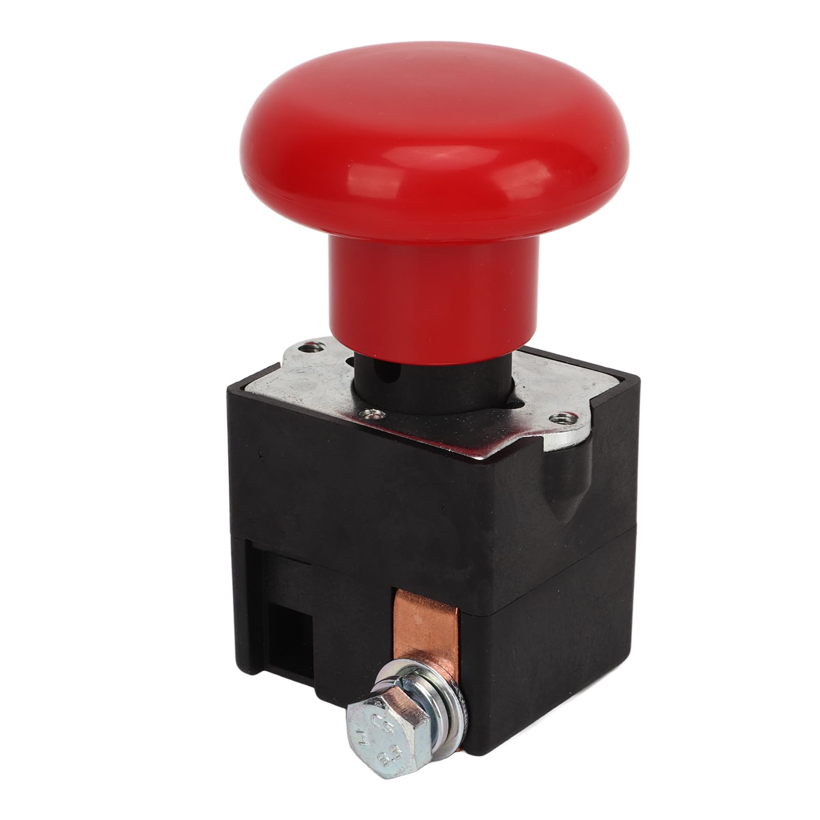 Interrupteur D'arrêt D'urgence 48V 125A en Alliage Métallique ED125 16 Interrupteur à Bouton-poussoir D'arrêt D'urgence adapté à la Plupart des Chariots élévateurs