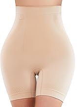 SIMIYA Bauchweg Unterhose Damen Hohe Taille Bauch Weg Shapewear Miederhose mit Bein Shaping Unterhose stark formend Miederpant Nahtlose