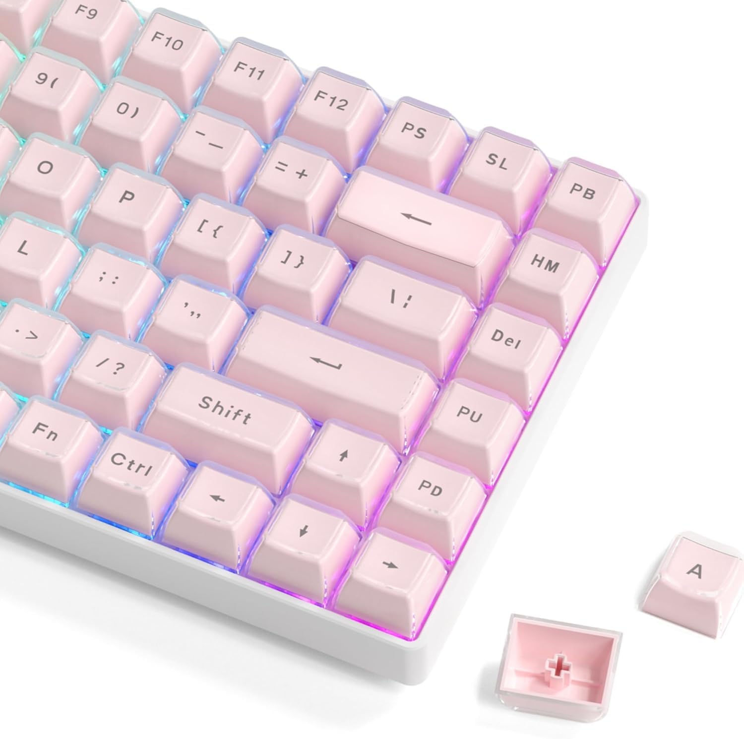 Amazon.co.jp: キーキャップ クリア半透明 113キーキャップ OEM
