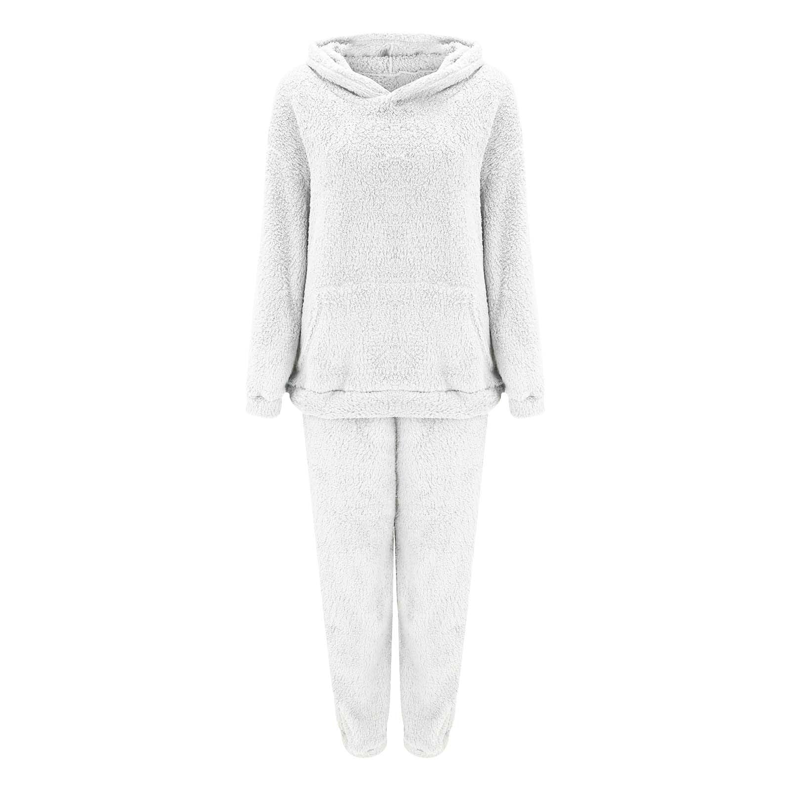 Pyjama für Damen, Winter, Fleece, V-Ausschnitt, Pyjama, Flanell, Nachtwäsche, Langarm, Pijamas, Weihnachtsgeschenk