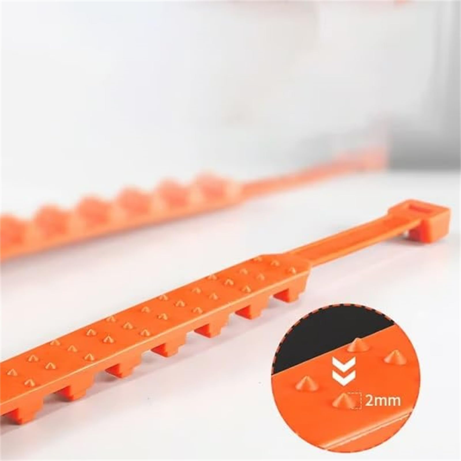 Correas de neumáticos con cremallera, cadena reutilizable anti-nieve, agarre de tracción universal para coche, camión, SUV, 40 unidades