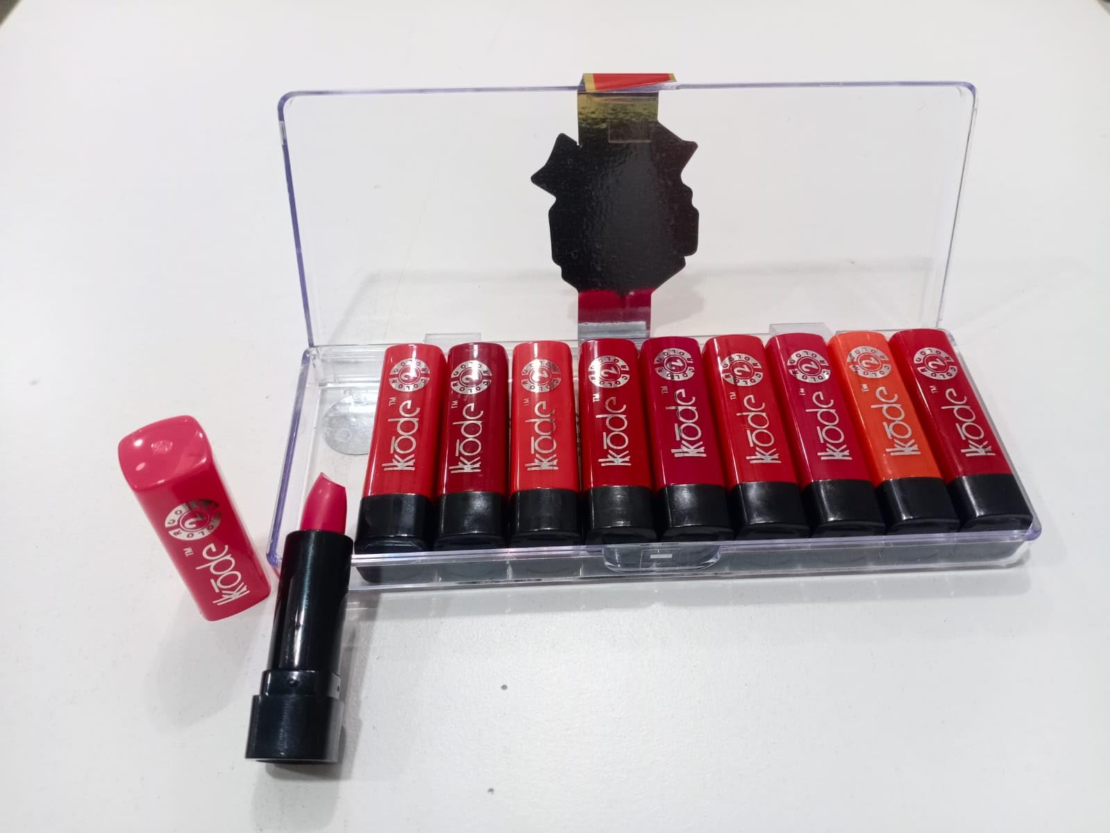 KKODE MATTE MINI LIPSTICK KIT, BOLD SET, VIVID COLOURS WITH LONG LASTING IMPACT, LIGHT WEIGHT, SUITABLE FOR ALL SKIN TONES (PACK OF 10), LIP HYDRATING, WATERPROOF