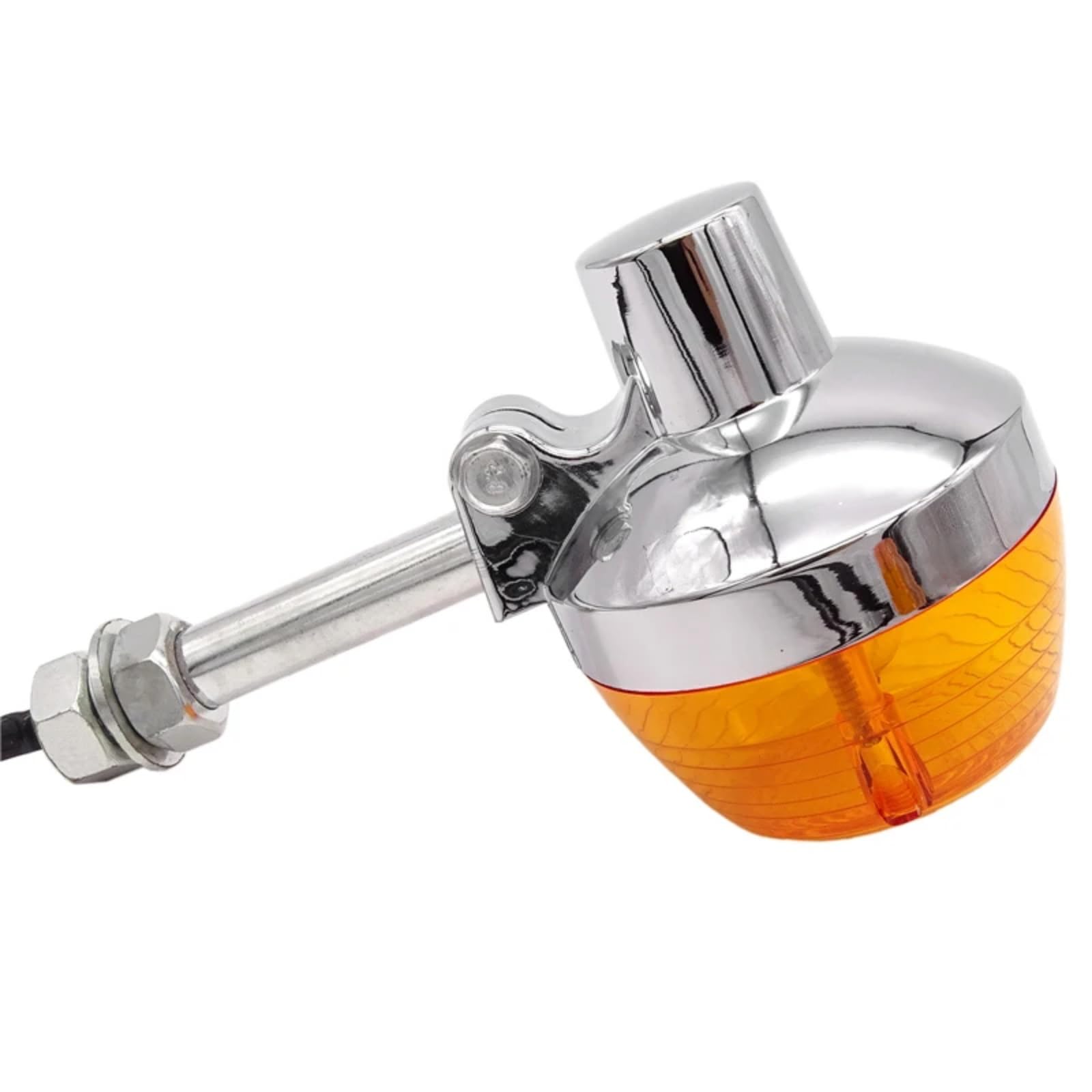 Moto Intermitentes Para XL100 C70 CT70 CT90 CB350 CM400 CB450 CB750 Motocicleta Trasera 10mm Luz Intermitente Indicadores Intermitentes Lámpara Ámbar