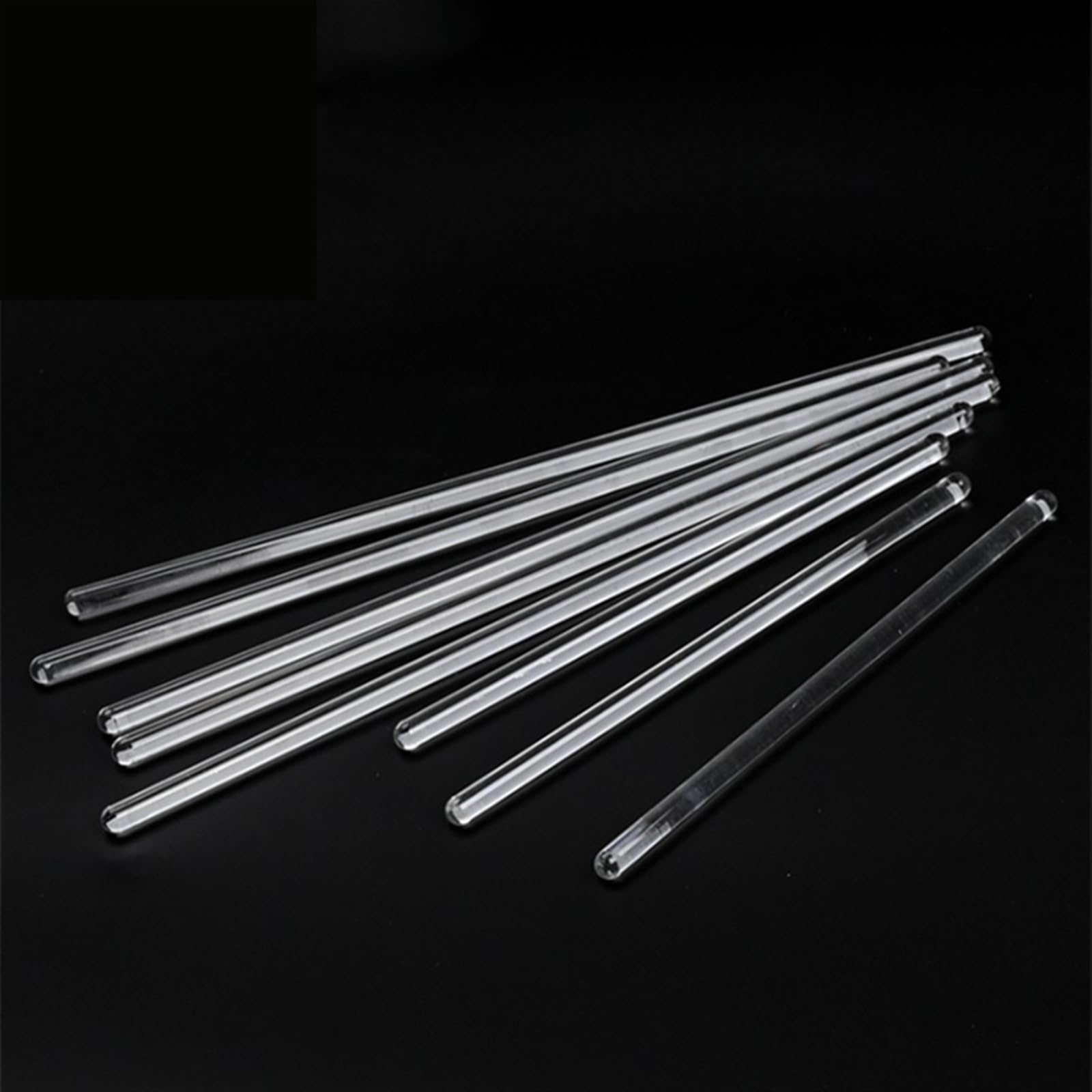 Asta di agitazione in vetro borosilicato | Dimensioni multiple for esperimenti di laboratorio: soluzioni di miscelazione e liquidi(10x400mm)