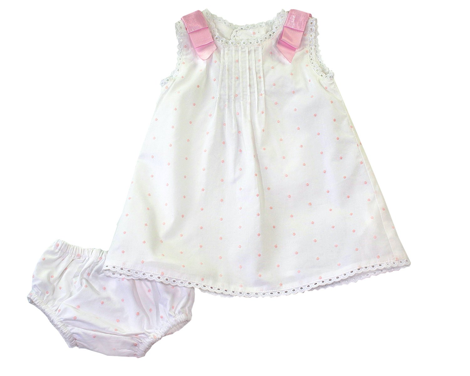 Newborn Baby Girl Coming Home Outfit White Christening Baptism Dress Size 0-3 Months