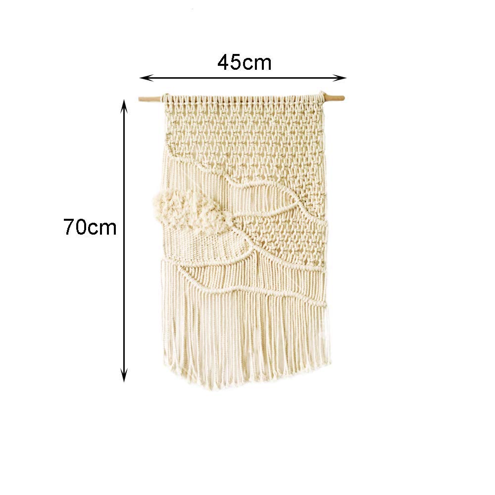 Tapiz Tejido a Mano de macramé, Adornos Colgantes, decoración de Pared de algodón, decoración del hogar, habitación, Arte, Fondo de Boda