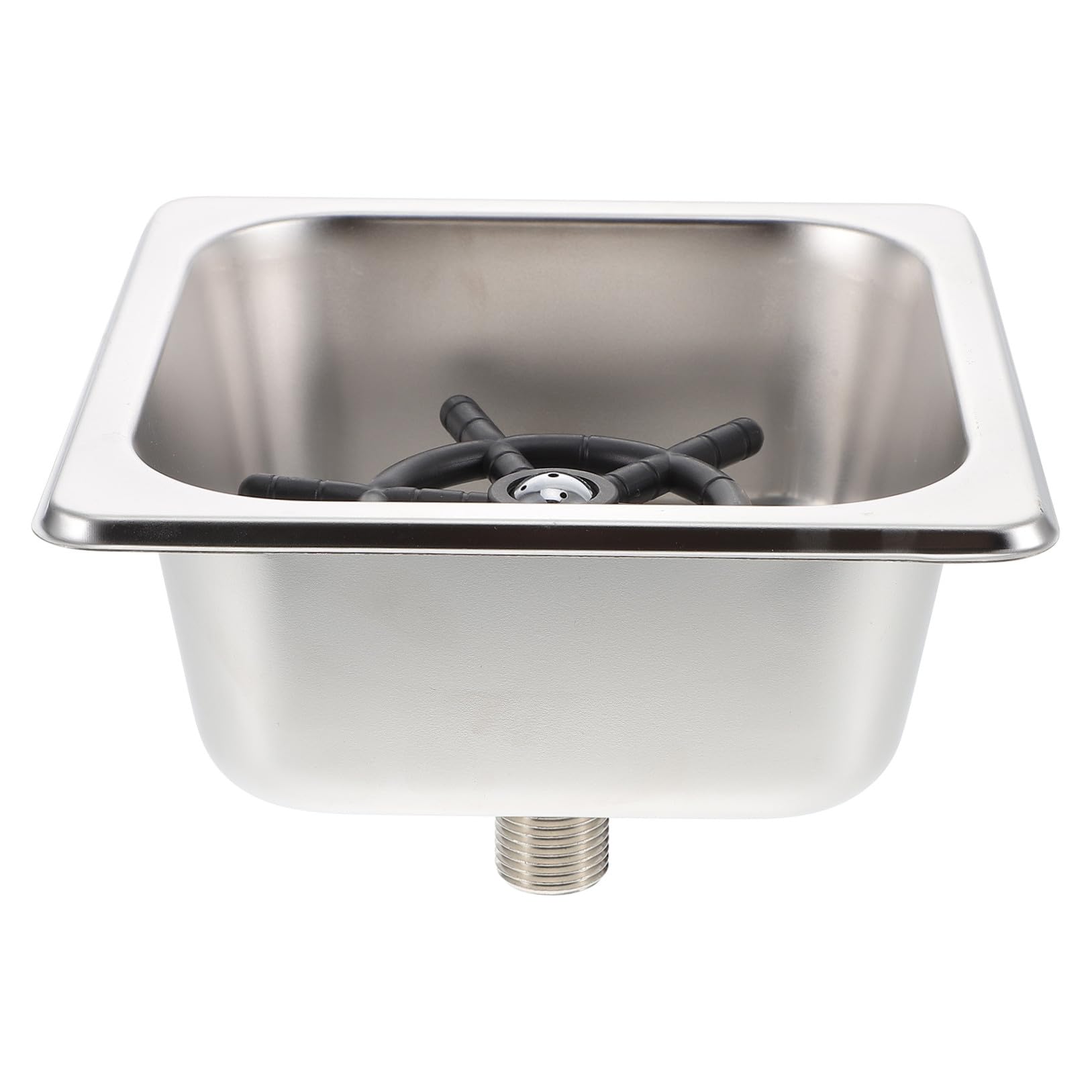 HOMSFOU Lavabicchieri in Acciaio Inox Connettore 1/4 Pollice | Bottiglia e Tazza, Argento, Silicone, Installazione Facile, per Bar e Uso Domestico