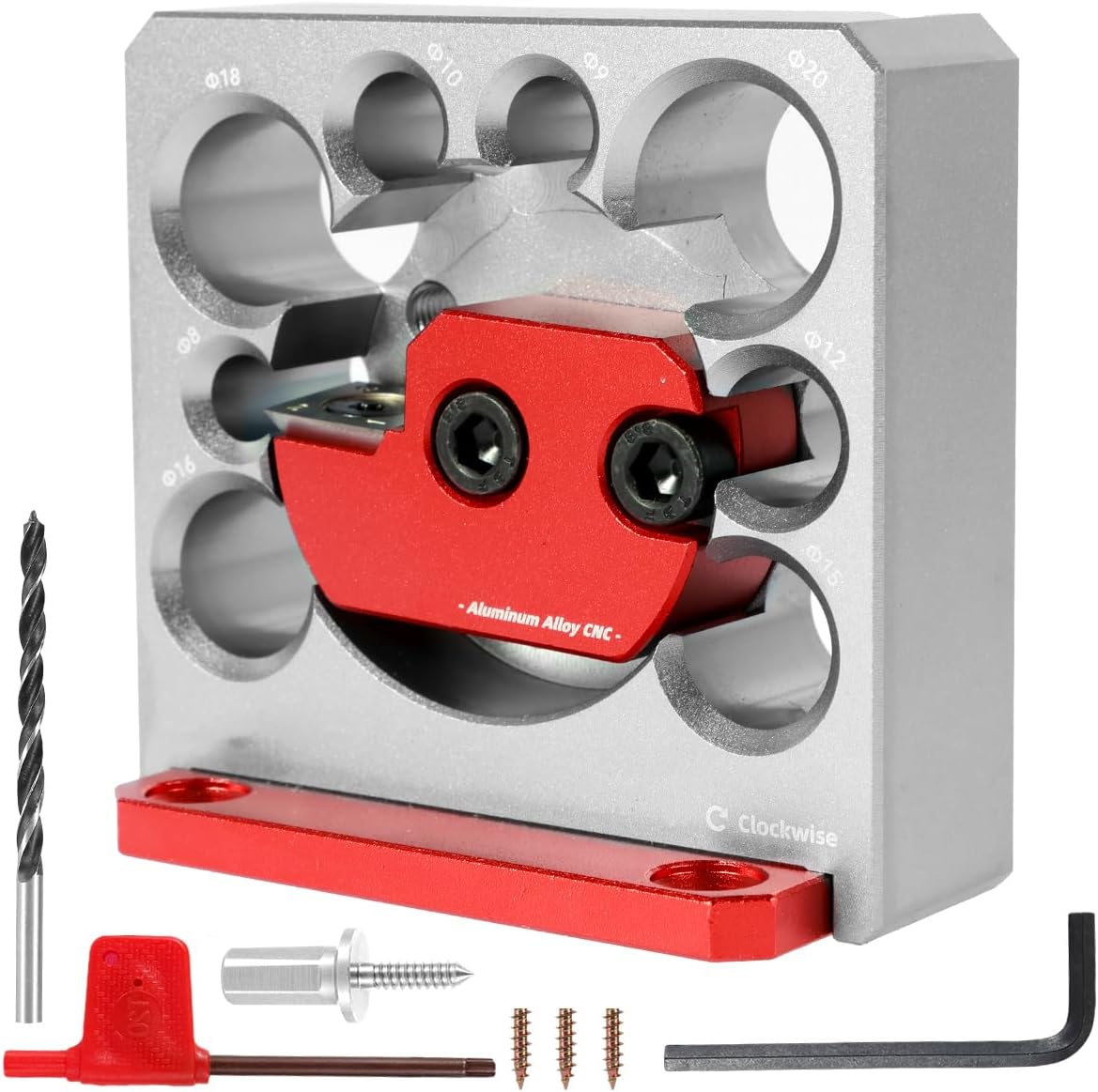 DAZZLEEX Verstelbare plug Maker Jig 8-20mm Aluminium Deuvel Cutter