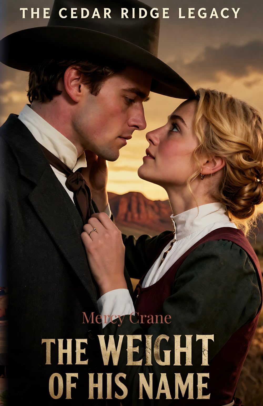 The Weight of His Name: A Western Historical Romance Novel (The Cedar Ridge Legacy, Book 2)