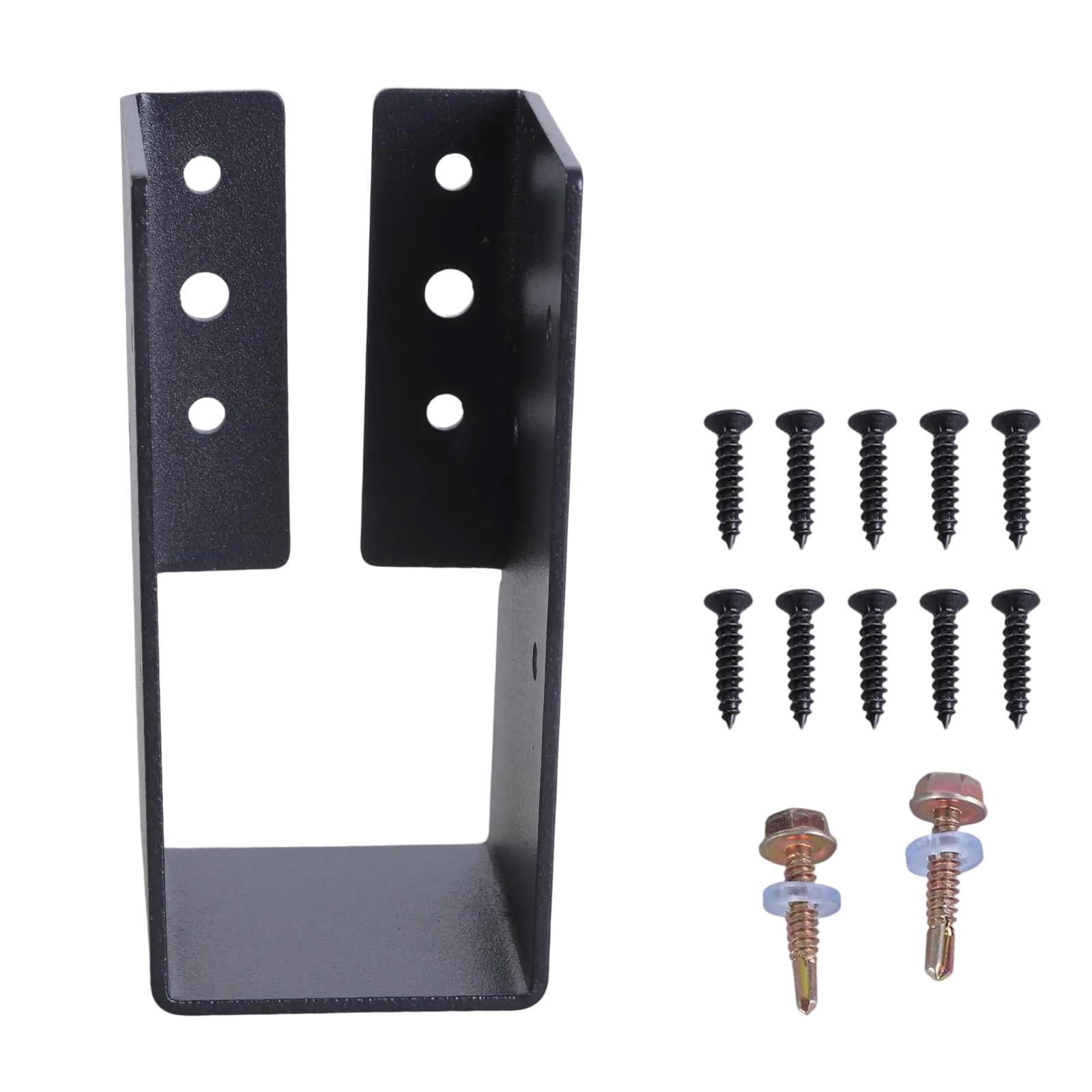 Metal Adjustable Deck Post Anchors Base for Secure and Stable Deck Structures Conveninet for Home and Professional Use Garden Fence