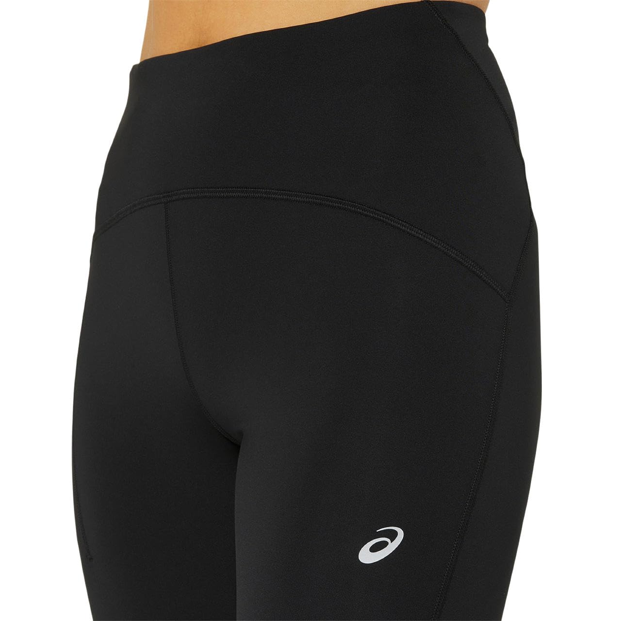 ASICS Damen Road High Waist Tight Laufbekleidung Lauftight Performance Black - Schwarz L