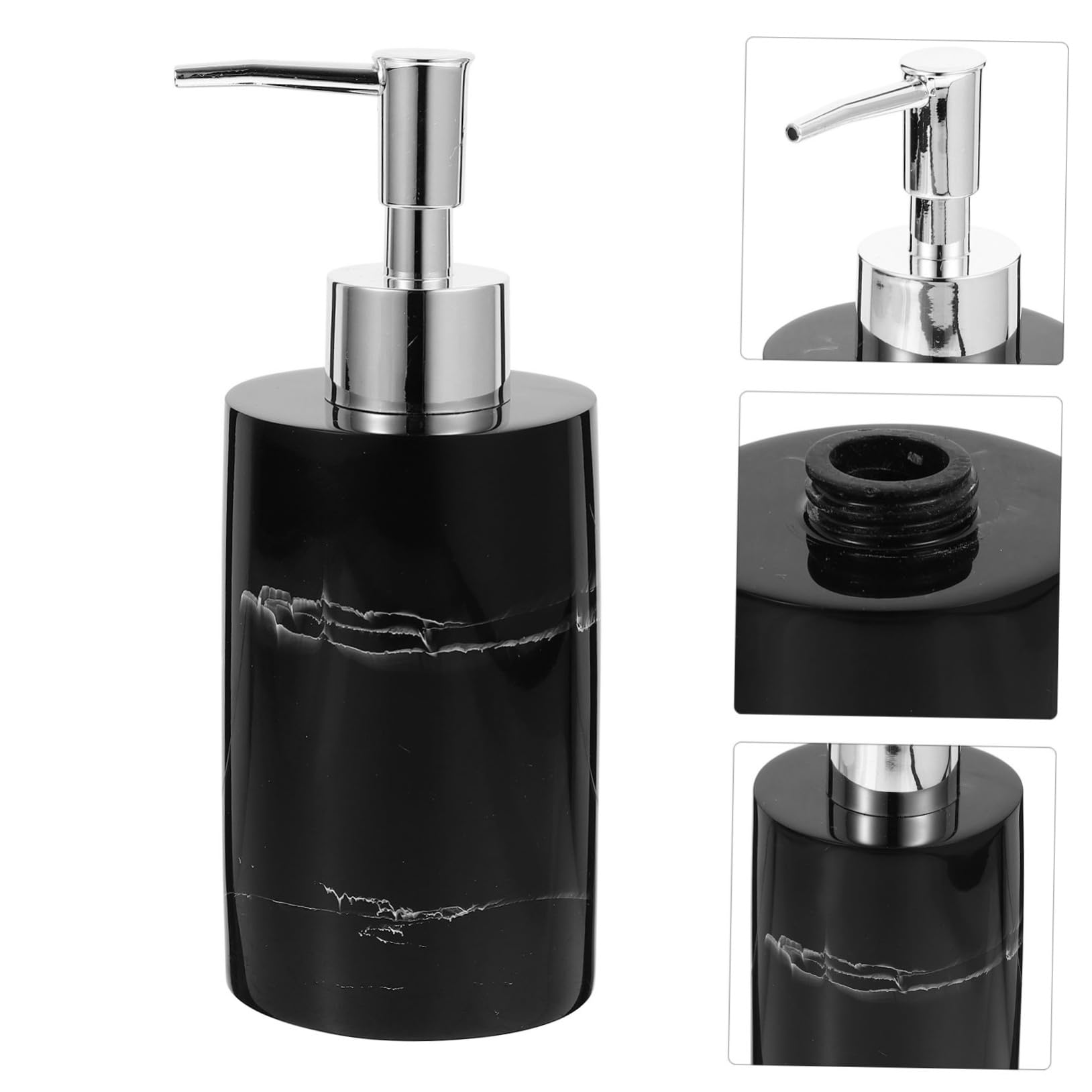 Garneck 4 Dispenser Di Sapone Liquido Con Motivo Marmorizzato Dispenser Di Sapone Liquido Ricaricabile Accessorio Da Bagno Per Cucina E Bagno