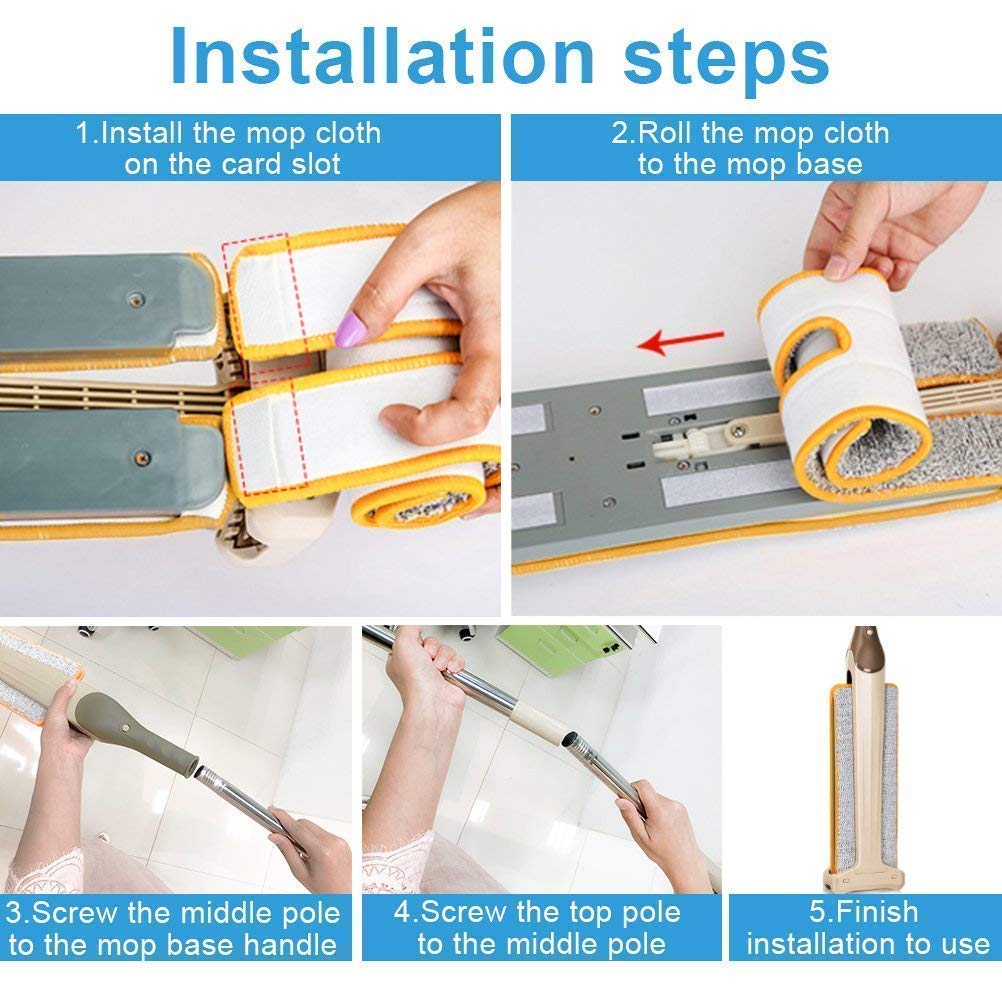 Dual Flat Mop 2 61WzTdcyBkL. SL1002