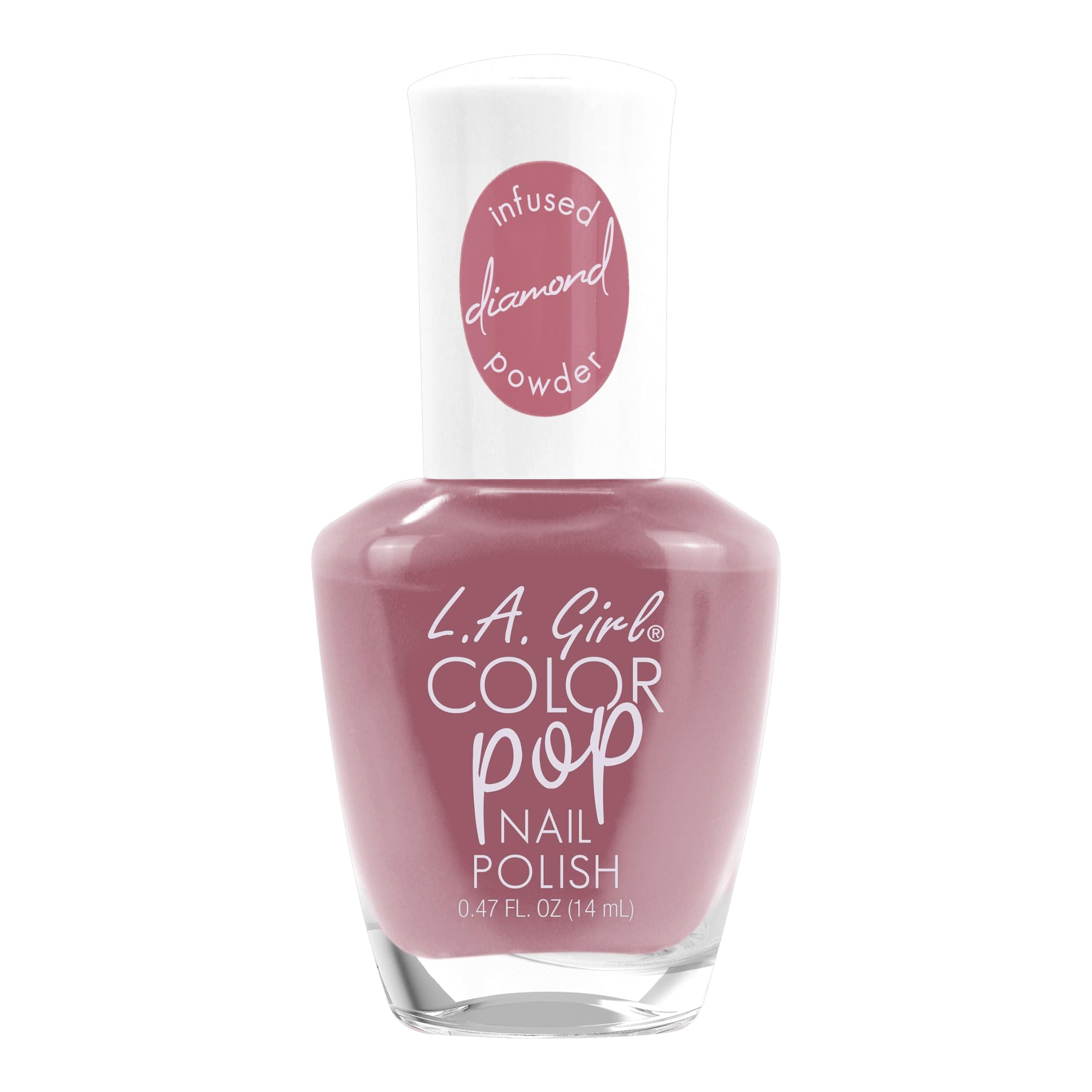 Amazon.com : L.A. Girl Color Pop Nail Polish with Diamond Powder, Miss ...