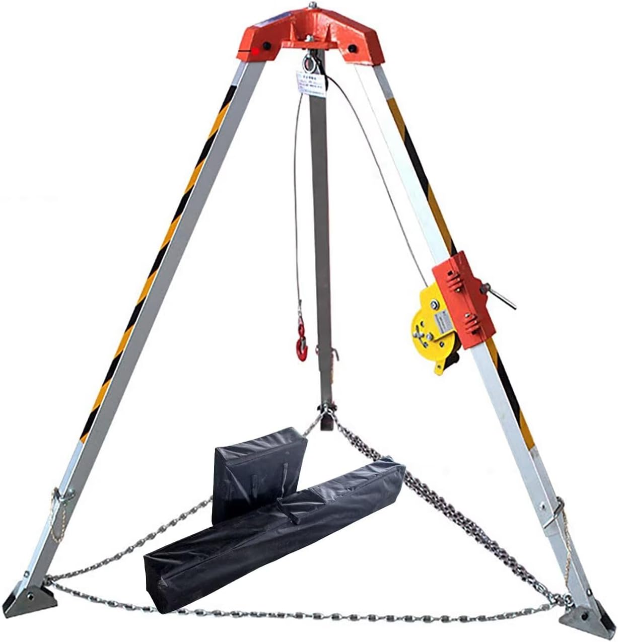 YJKKZQLB 1200IBS 7フィート 高耐久 アルミニウム合金 レスキュー三脚 工業用三脚 売れ筋 リフティング器具