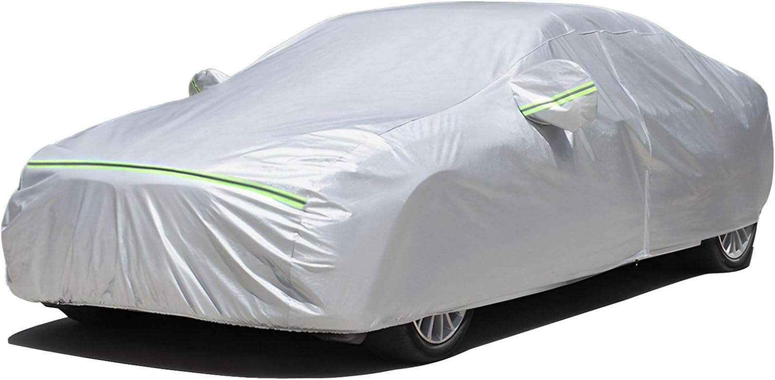 - Sedan Car Cover Waterproof All Weather for Automobiles 6 Layers Heavy Duty Outdoor Rain Sun Snow Protection with Zipper Inner Cotton Universal Car Cover Fit for Sedan (177-194 inch)