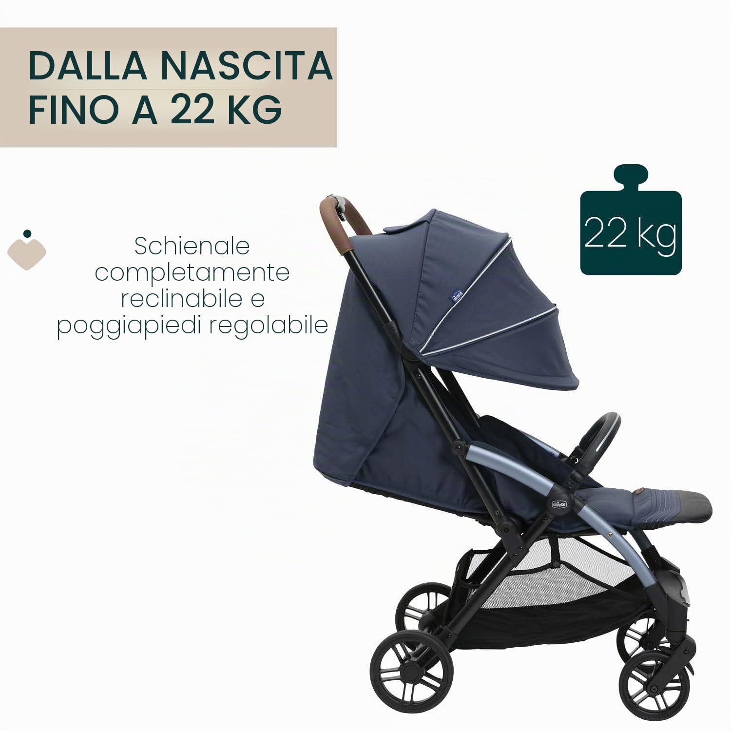 Passeggino Goody Xplus Radiant Blue