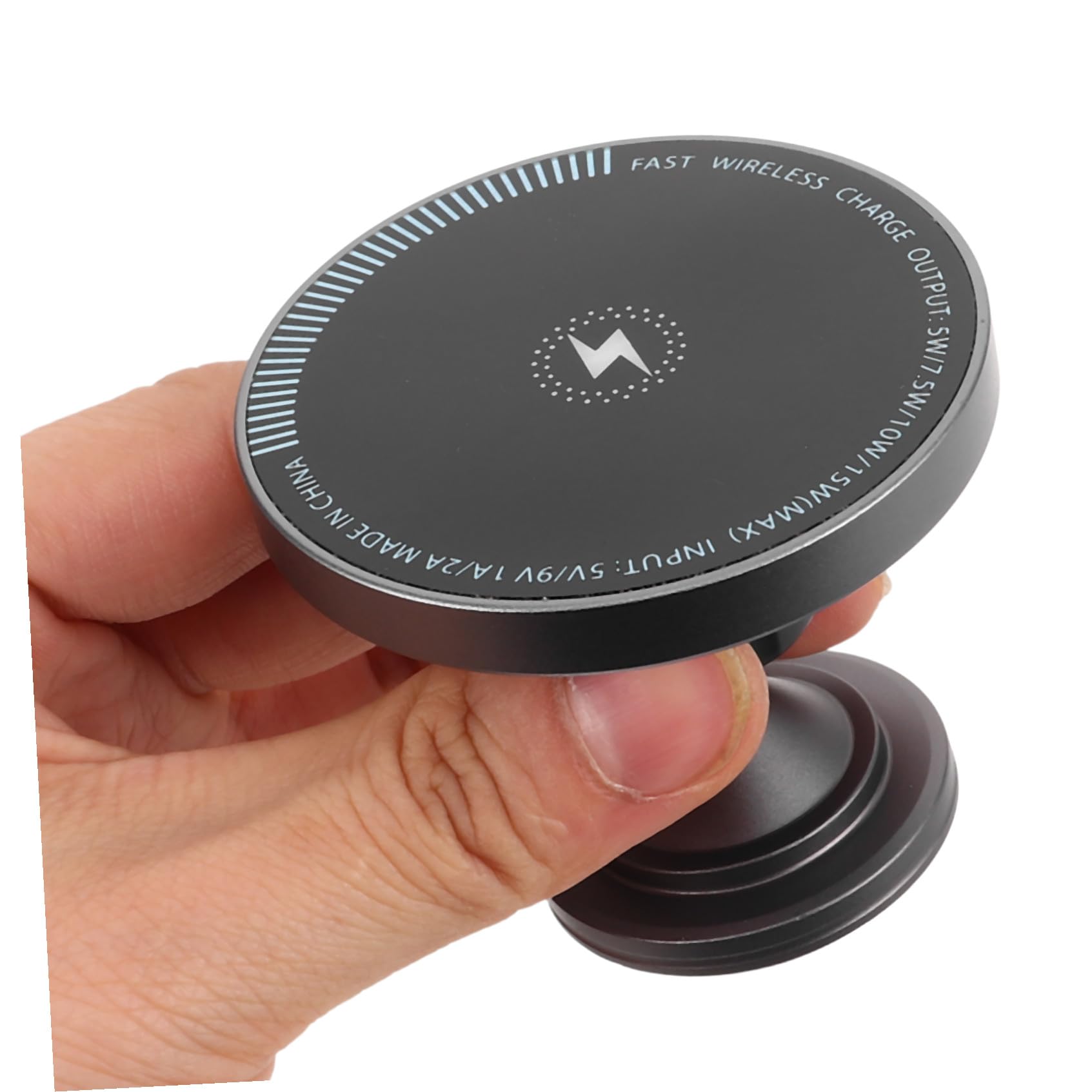 Caricatore Auto Magnetico Wireless 15w in Lega di Alluminio