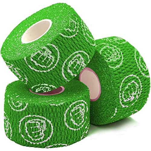 Wod Nation Weightlifting Hook Grip Tape - Bulk Pack 23 Ft/Roll - Comfortable, Stretchy Athletic Tape For Weight Lifting, Cross Training - Thumb, Wrist & Finger Protection (Green 3Pk (23Ft Per Roll)) #TOP7