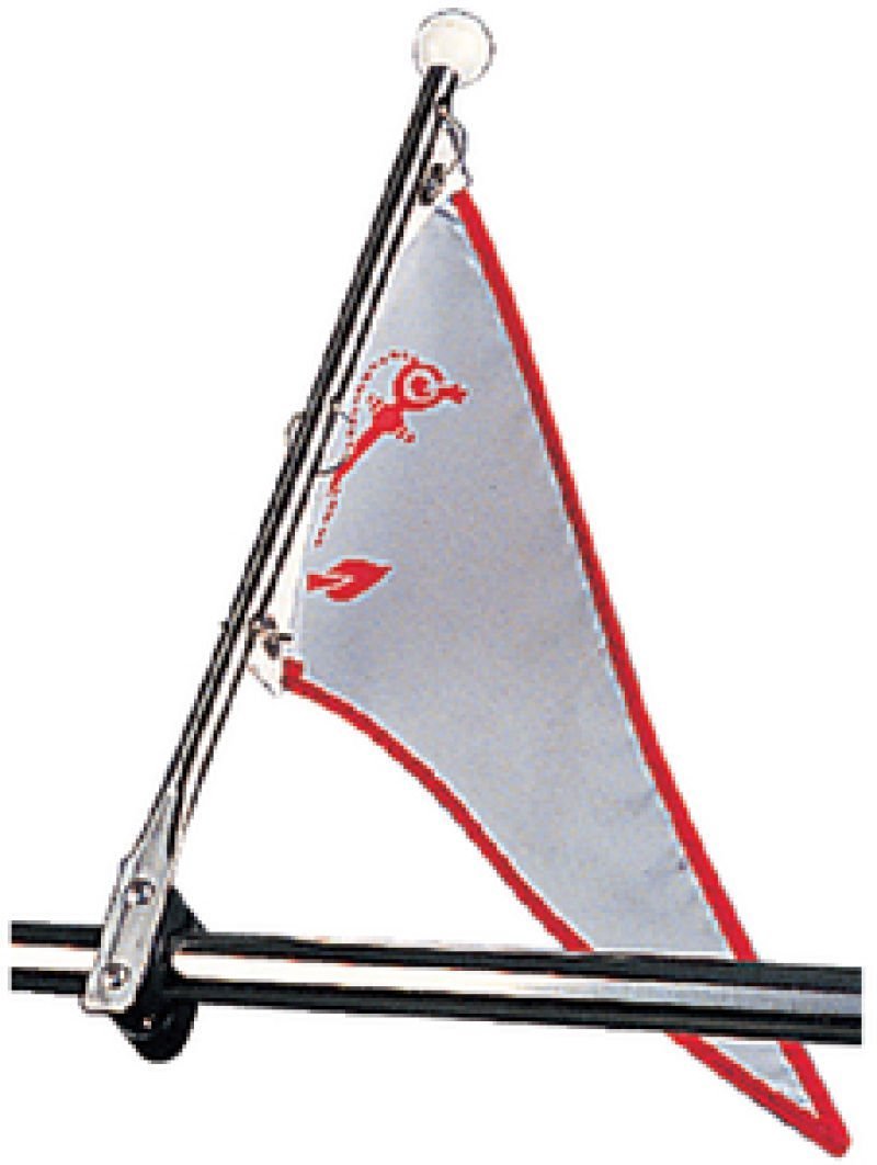 SEA DOG CORPORATION 327120-1 Rail Mount Flag Pole SS