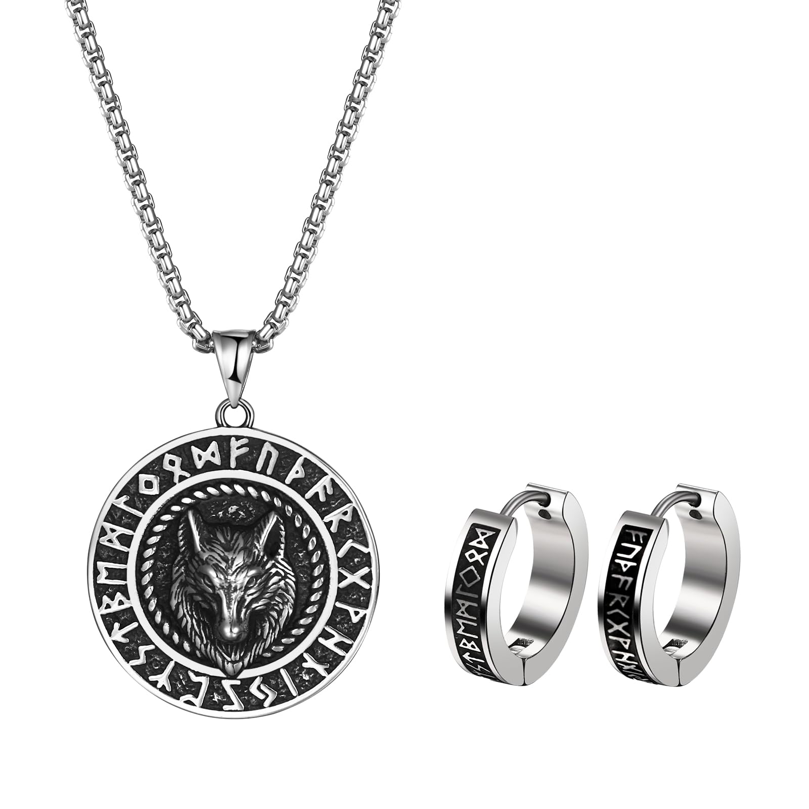 JewelryWe Damen Halskette, Edelstahl Hohle Retro Blumen Must