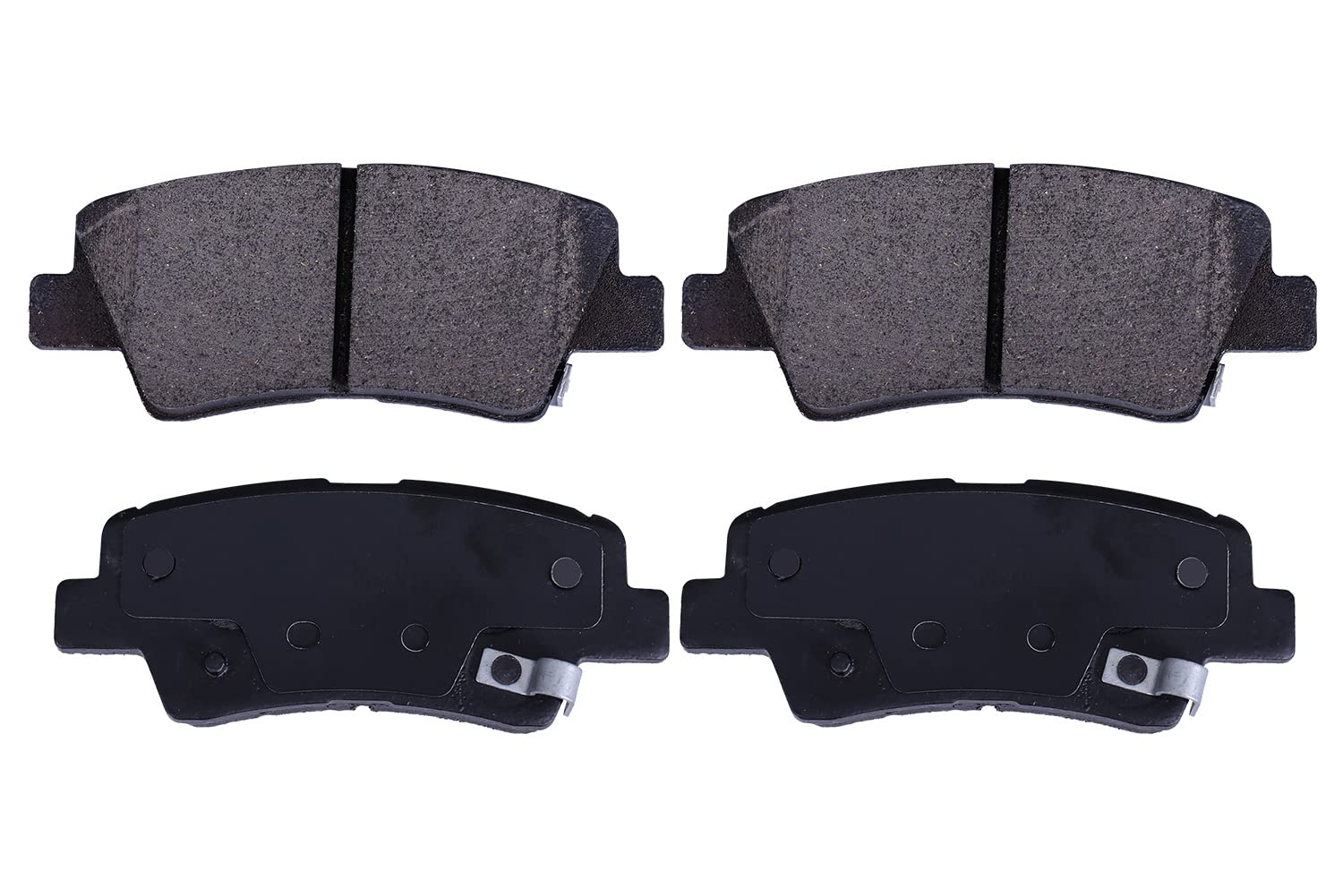 Rear Ceramic Brake Pads Set D1848 Replacement For 2016-21 Hyundai Tucson 2017-20 Kia Sportage Hardware Fit Included