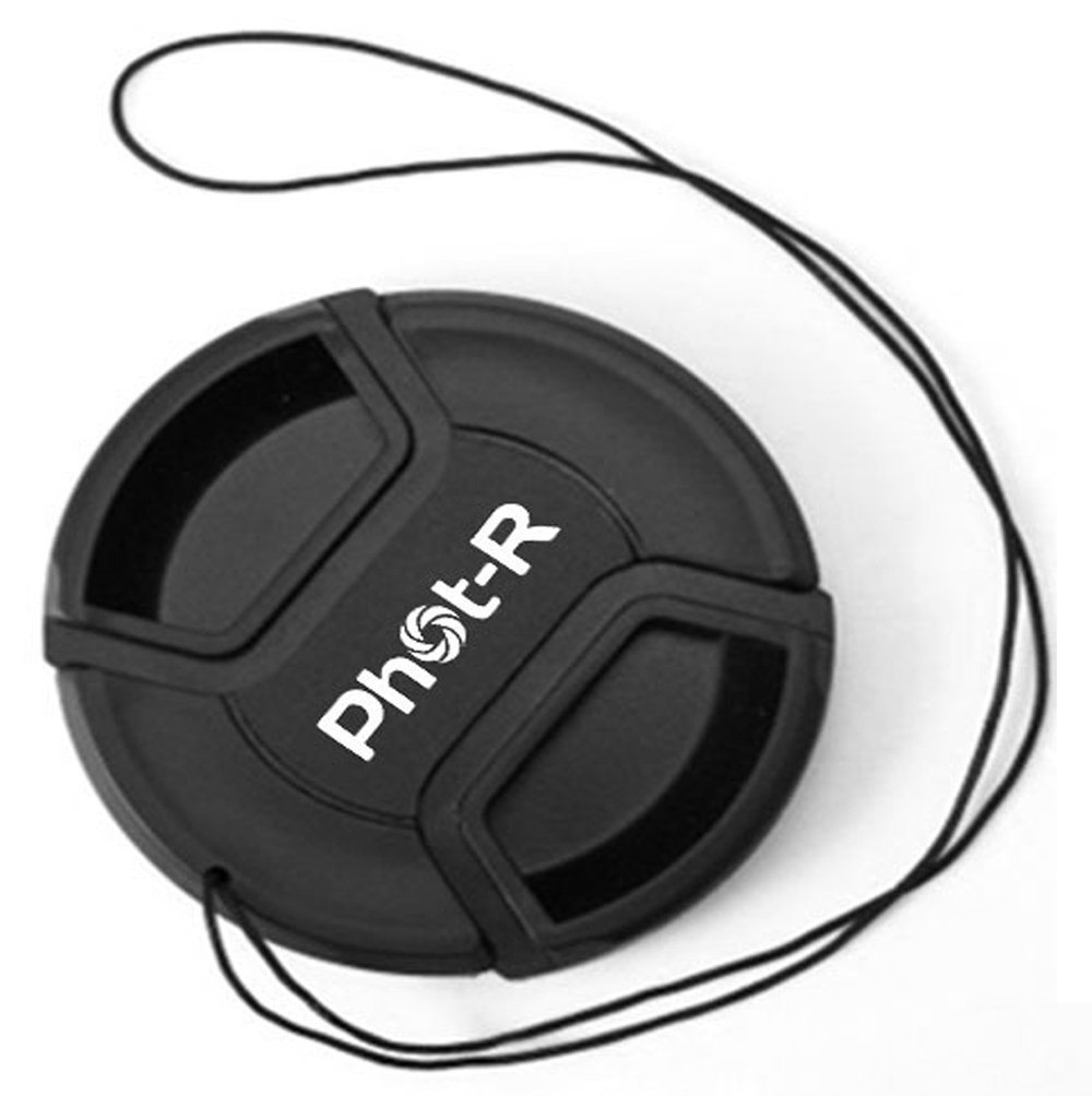 Copriobiettivo 46 Mm - Con Impugnatura Interna, Plastica, Nero - Foto 6