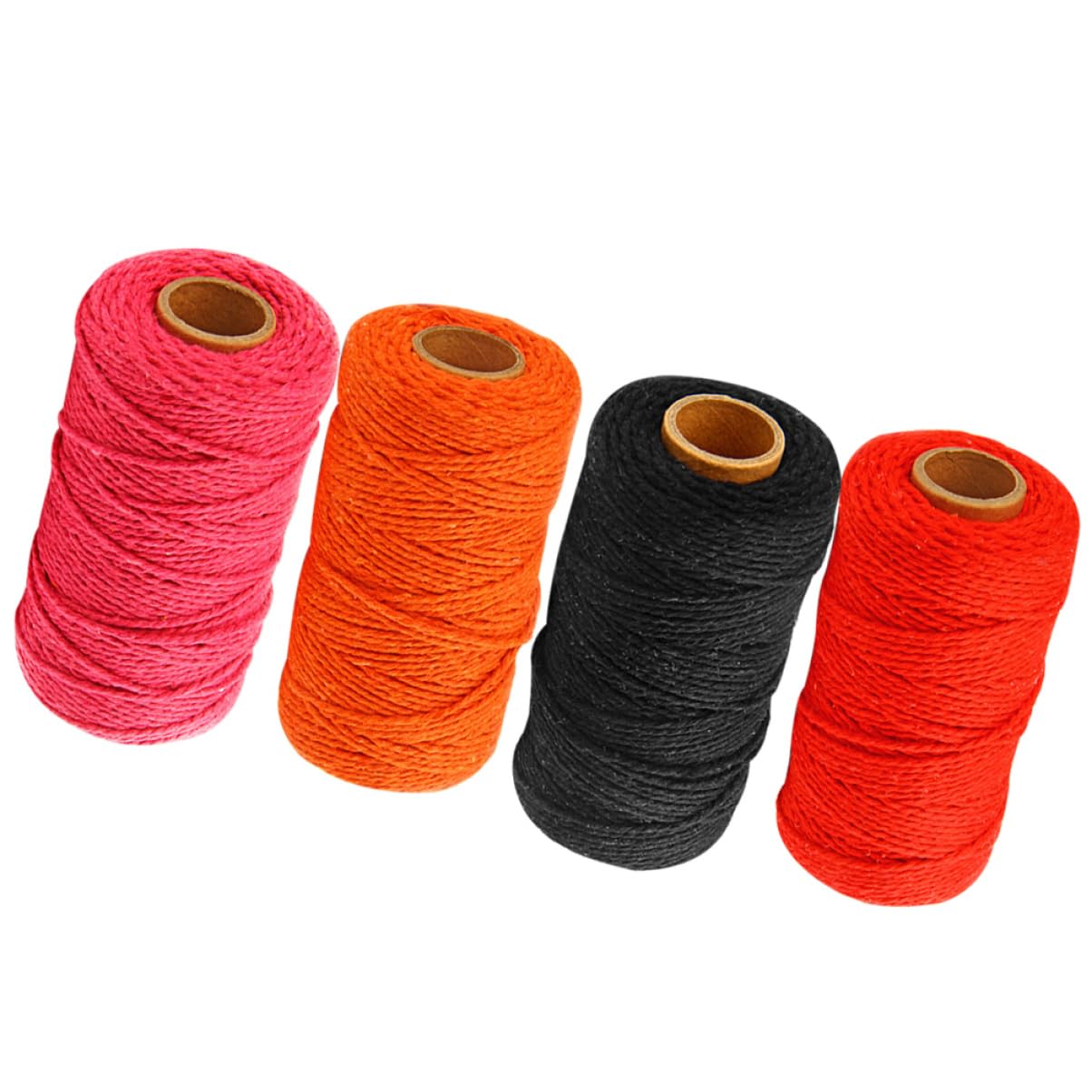 Cuerda de algodón de 2mm para manualidades vistosas y actividades al aire libre