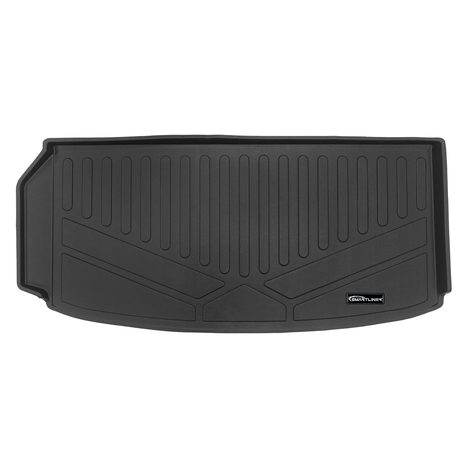 SMARTLINER All Weather Custom Fit Cargo Trunk Liner Mat Behind 3rd Row Seat Black Compatible with 2024-2025 Chevrolet Traverse