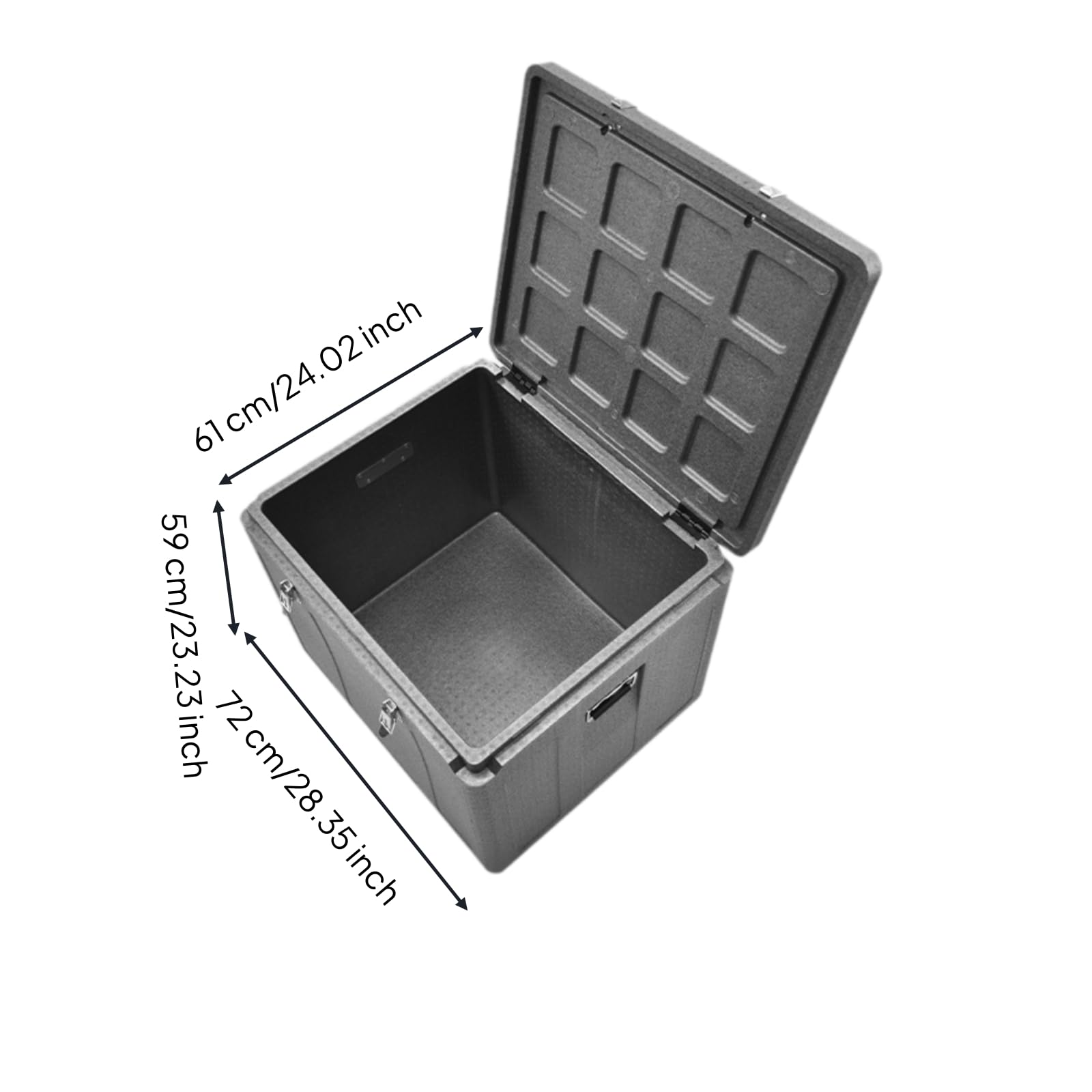 Harilla Box Termica Rigido | Isotermico, Scatola Termica in polipropilene espanso, Isolato, Termico per Alimenti, Consegna a casa, 170L, Stile D