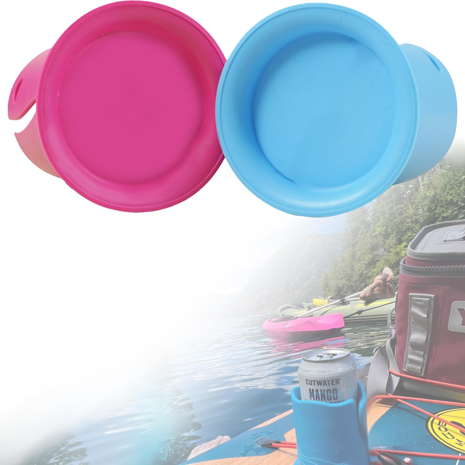 GenericPaddle Board Cup Holder, Universal Kayak Drink Cup Multifunctional Anti-flip Board Cup surf Water Bottle Fishing Boat Kayak Accessories